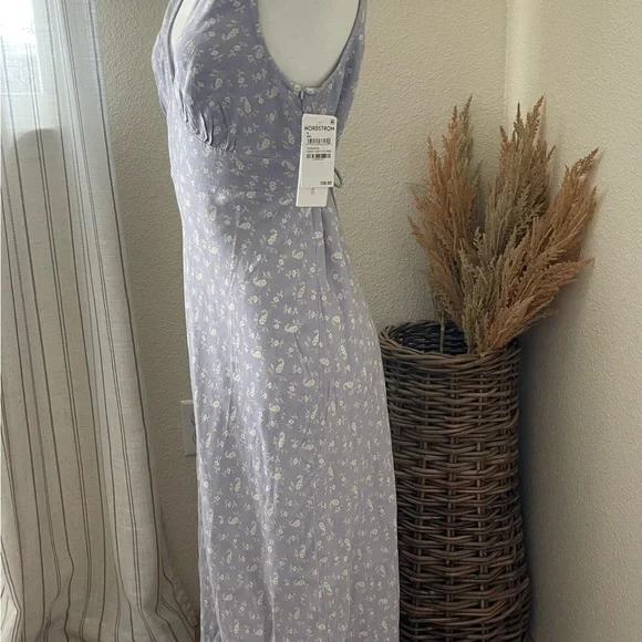 Treasure & Bond Calendar Floral Maxi Dress Size Small - Picture 6 of 16